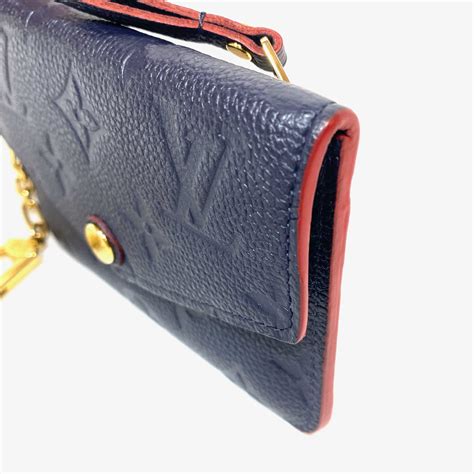 louis vuitton key pouch hold credit card|louis vuitton empreinte key pouch.